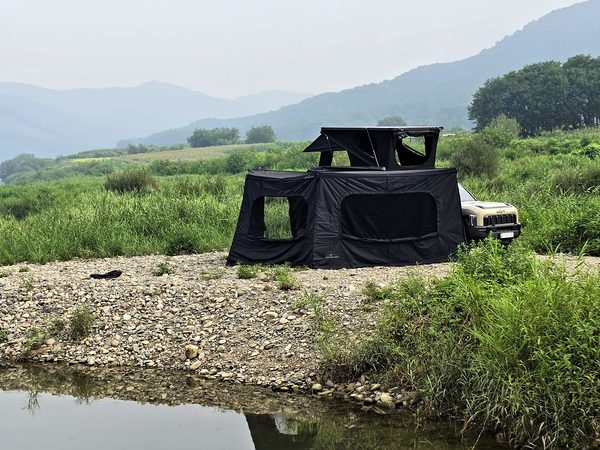 Riverside camp
